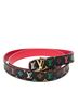 Louis Vuitton 100% Coated Canvas Black Monogram Multicolore LV Initiales Belt One size - photo 5