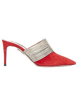 Aquazzura Aquazzura Rendez Vous Gold Tone Multi-Strand Heel Mules (view 1)