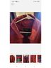 Donna Nicole 100% Leather Red Leather Jacket Size L - photo 4