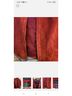 Donna Nicole 100% Leather Red Leather Jacket Size L - photo 5