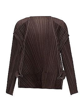 Issey Miyake Issey Miyake Pleats Please Plisse 3D Cut Cardigan Jacket (view 1)