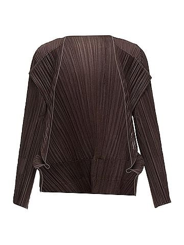 Issey Miyake Issey Miyake Pleats Please Plisse 3D Cut Cardigan Jacket (view 1)