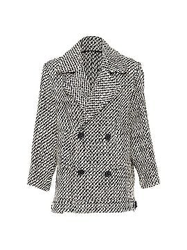 Saint Laurent Saint Laurent Tweed Power Shoulder Oversized Coat (view 1)