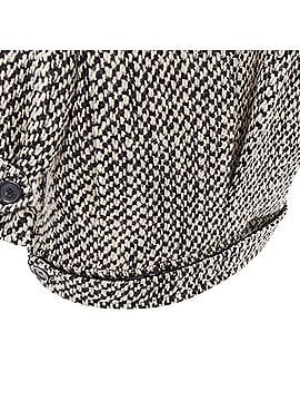 Saint Laurent Saint Laurent Tweed Power Shoulder Oversized Coat (view 2)