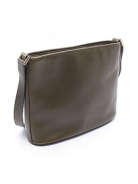 Céline Celine Gancini Shoulder Bag/Handbag, Leather, Women's, Khaki (view 2)