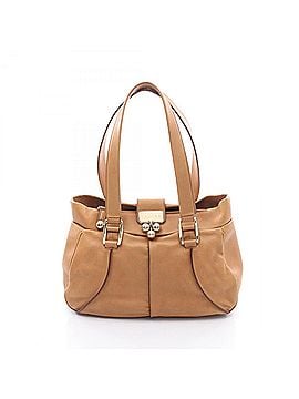 Céline Celine Blossom Shoulder Bag/Handbag, Leather, Women's, Brown (view 1)