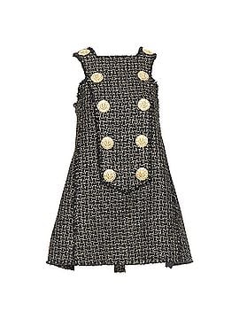 Balmain Balmain gold tweed swing mini dress (view 1)