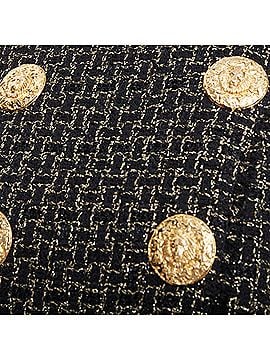 Balmain Balmain gold tweed swing mini dress (view 2)