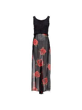 Dolce & Gabbana Dolce &amp; Gabbana sheer rose dress cropped sweater vest set (view 1)