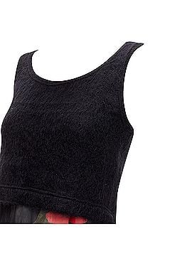 Dolce & Gabbana Dolce &amp; Gabbana sheer rose dress cropped sweater vest set (view 2)