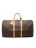 Louis Vuitton 100% Coated Canvas Brown Monogram Keepall 55 One size - photo 1