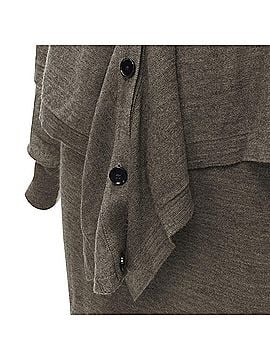 Christophe Lemaire Lemaire merino wool blend tie cardigan sweater dress (view 2)