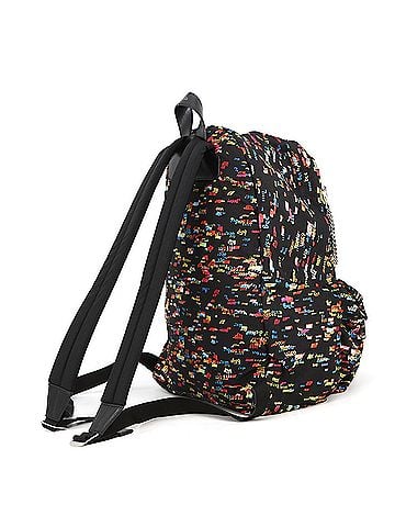 Céline Celine backpack, Christian Marclay collaboration, printed canvas and leather, black, handbag, (view 2)