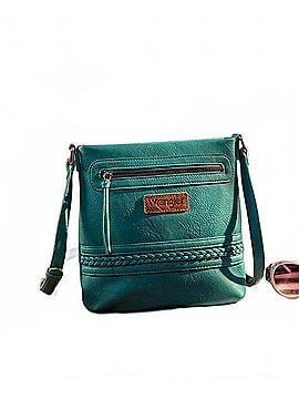 Wrangler Jeans Co Zippered Cross Stitch Crossbody Bag (view 1)