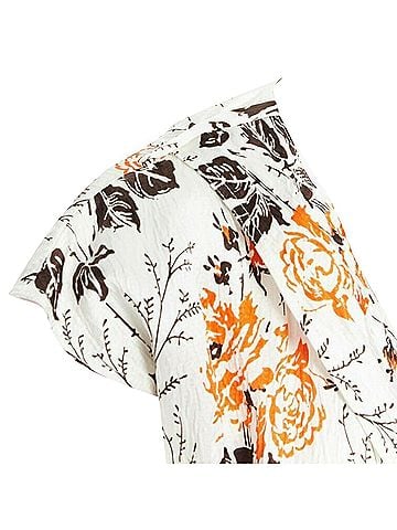 Victoria Beckham Victoria Beckham floral cut back dress (view 2)