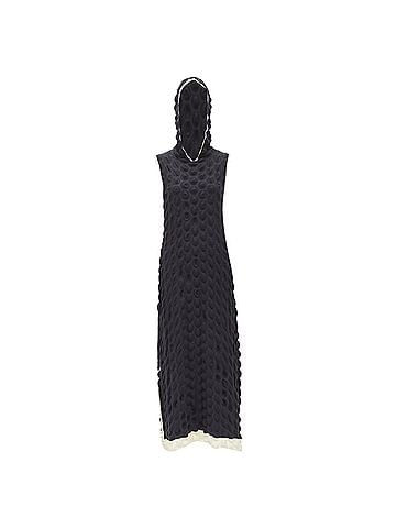 Issey Miyake Issey Miyake Egg Carton Cloque Hooded Dress (view 1)
