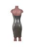 Bebe Silver Cocktail Dress Size S - photo 2