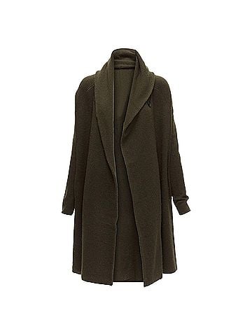 Vince. Vince yak wool shawl neck single button wrap cardigan coat (view 1)