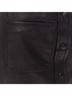 FRAME 100% Lambskin Black Frame lambskin leather snap button patch pocket mini skirt Size 2 - photo 2