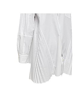 Junya Watanabe Junya Watanabe accordion pleat side tunic shirt (view 2)