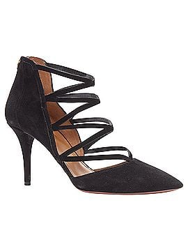Aquazzura Aquazzura electric suede criss cross strappy booties pump (view 2)