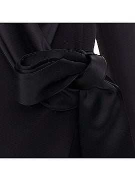 Alexandre Vauthier ALEXANDRE VAUTHIER COUTURE S2018 Runway black pagoda shoulder blazer dress FR36 (view 2)