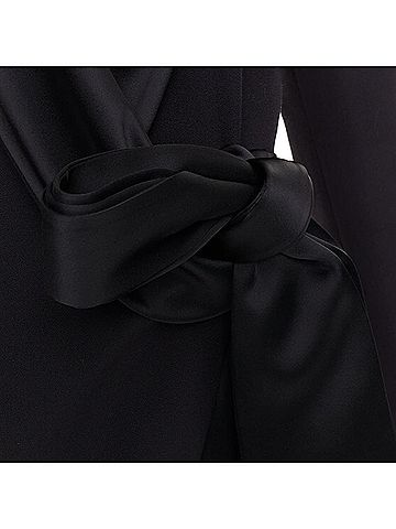 Alexandre Vauthier ALEXANDRE VAUTHIER COUTURE S2018 Runway black pagoda shoulder blazer dress FR36 (view 2)