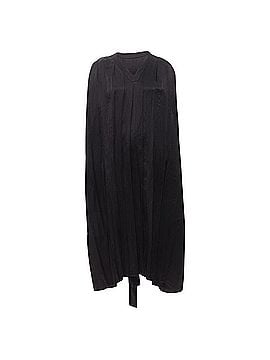 Comme des Garçons Comme Des Garcons triacetate V-neck pleated belted dress (view 1)