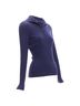 Alaïa 100% Wool Blue Alaia wool blend button turtleneck sweater top Size 10 - photo 3