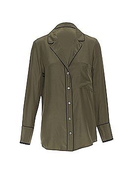 FRAME Ame silk casual pyjama shirt (view 1)