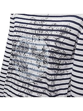 Christian Dior Christian Dior Mariniere Animal Print Stripe Bateau Sweater (view 2)