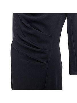Donna Karan New York Donna Karan Draped Cowl Neck Long Sleeve Midi Dress (view 2)
