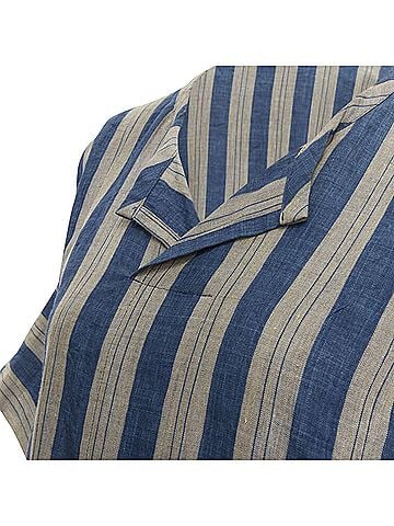 Comme des Garçons Comme Des Garcons striped linen boxy shirt (view 2)