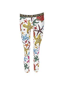 Versace Versace Kids Tresor De La Mer print Greca leggings (view 1)