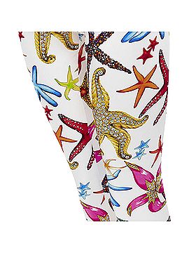 Versace Versace Kids Tresor De La Mer print Greca leggings (view 2)