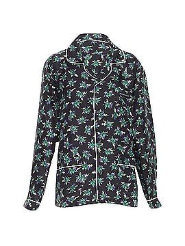 Prada Prada ankenstein Micro Heart print silk pyjama shirt top (view 1)