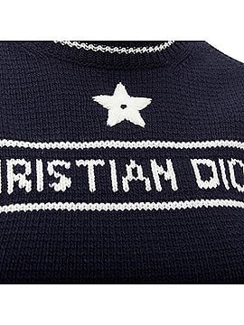 Christian Dior Christian Dior cashmere puff sleeve crew crop sweater (view 2)