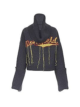 Monse Monse wool intarsia knit cropped sweater (view 2)