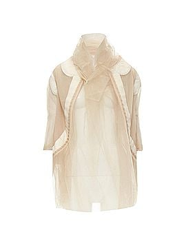 Comme des Garçons Comme Des Garcons nude deconstructed inside out tulle jacket (view 1)