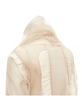 Comme des Garçons Comme Des Garcons nude deconstructed inside out tulle jacket (view 2)