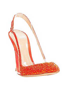 Gianvito Rossi Gianvito Rossi strass crystal clear Pvc slingback pump (view 2)