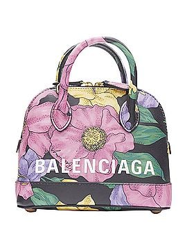 Balenciaga Balenciaga Ville floral logo print top handle crossbody bag (view 1)