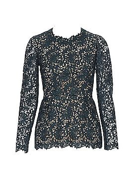 Stella McCartney Stella McCartney floral guipure lace fitted waist lined top (view 1)