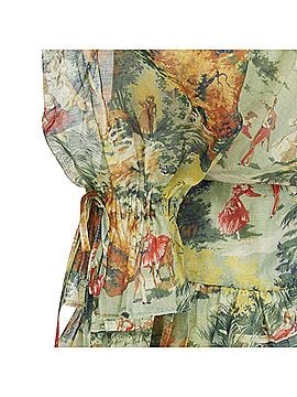 Alice McCall Alice McCall Strange Dreams print billow sleeve tie playsuit (view 2)