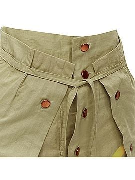Issey Miyake Issey Miyake hand stitched colorful sheer panel skirt (view 2)