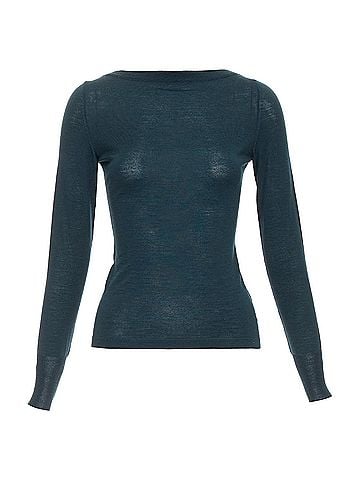 Alaïa Alaia lightweight wool bateau neck pullover sweater (view 1)