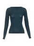 Alaïa 100% Wool Green Alaia lightweight wool bateau neck pullover sweater Size 4 - photo 1