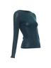 Alaïa 100% Wool Green Alaia lightweight wool bateau neck pullover sweater Size 4 - photo 3