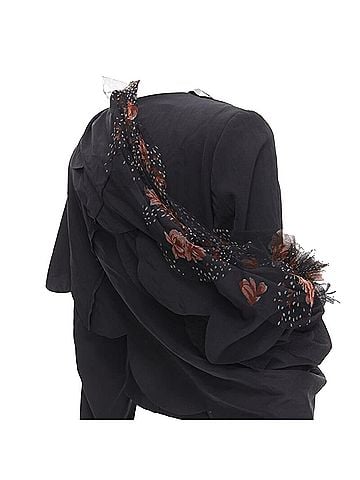 Comme des Garçons Comme Des Garcons rose tulle scalloped sash blazer (view 2)