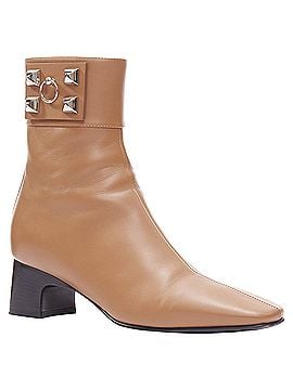 Hermès Hermes Decouverte Beige Dore Leather Silver Hardware Ankle Boots (view 2)